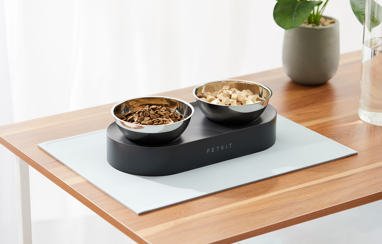 PETKIT FRESH NANO - 15° ADJUSTABLE FEEDING METAL DUAL BOWL