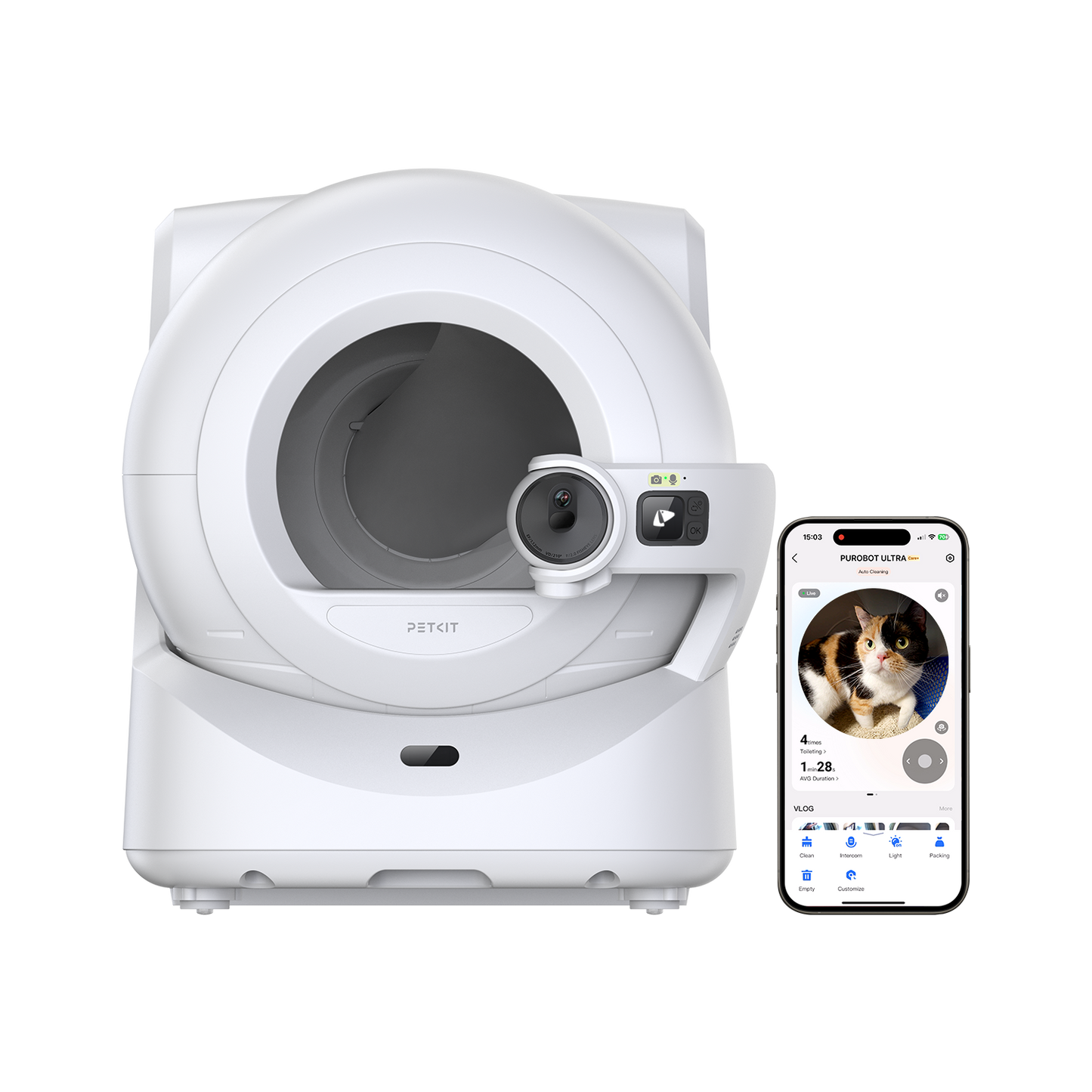 PETKIT PUROBOT ULTRA AI-powered Cat Litter Box with Health Tracking