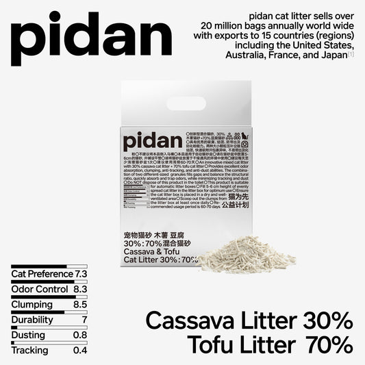Pidan Cassava & Tofu Cat Litter