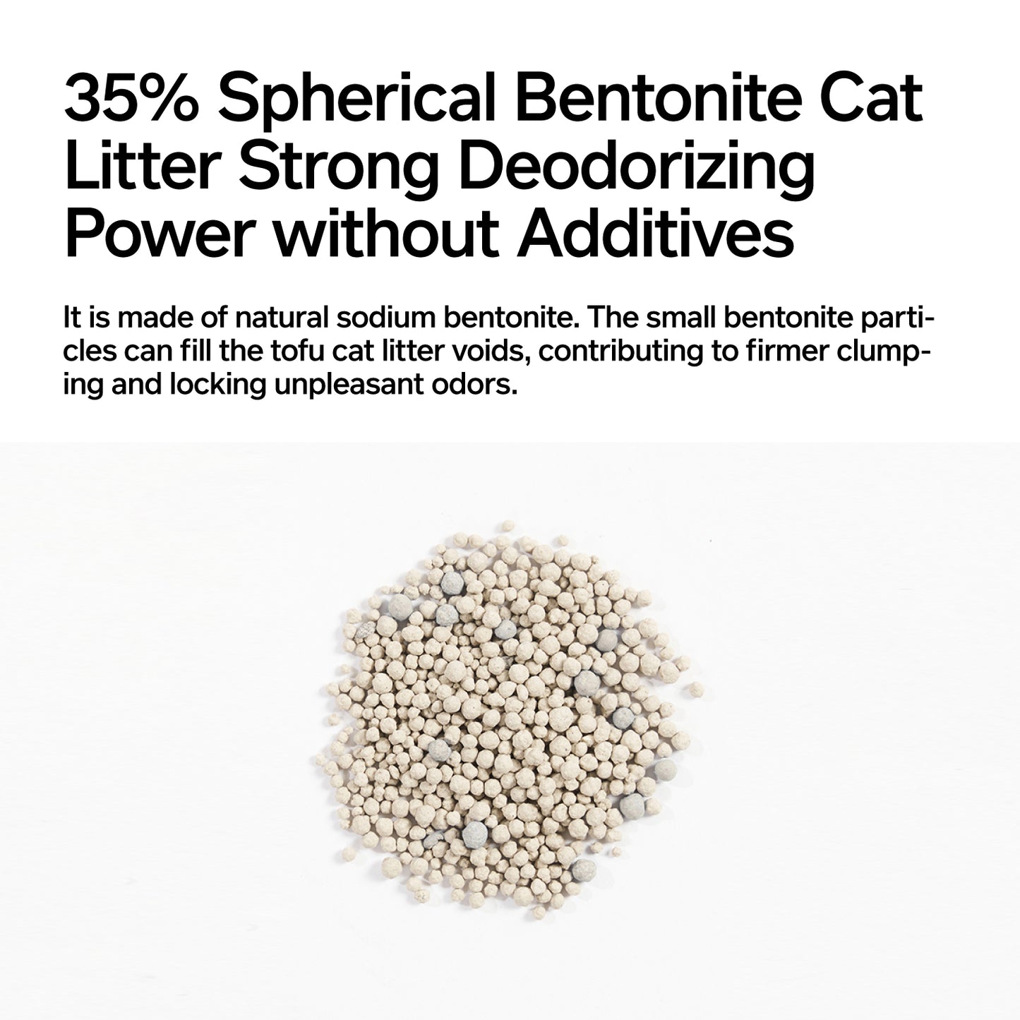 PIDAN 3-in-1 Blend Cat Litter (Tofu, Spherical Bentonite Clay, Activated Carbon Infused Tofu)