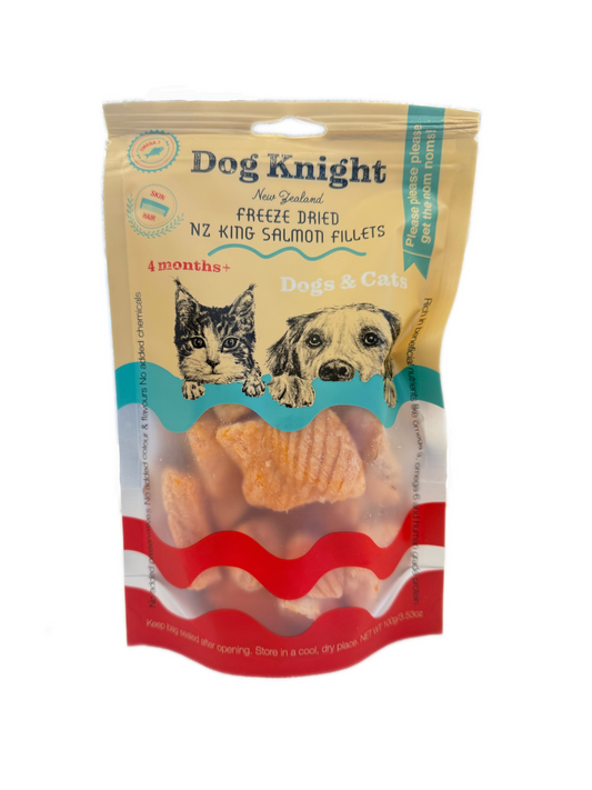 Dog Knight Freeze Dried King Salmon Bites 100g