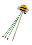 VPET Bee Catnip Ball Wand