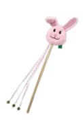VPET Rabbit Catnip Ball Wand with Sound