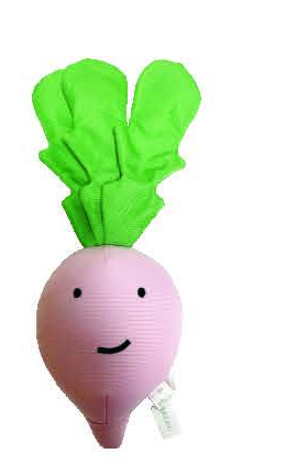VPET I Love Vegetable Radish Dog Toy - M