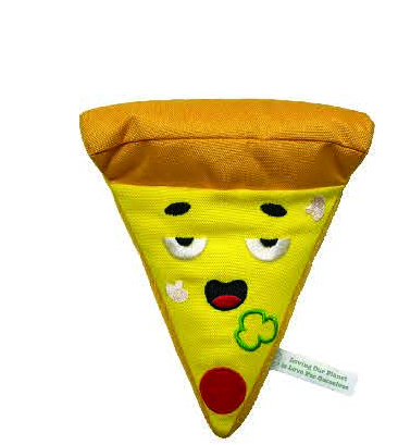 VPET I Love Fast Food Pizza Dog Toy - M