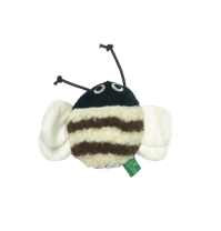 VPET Bee (Brown & White) Dog Toy - XS