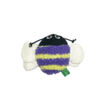 VPET Bee (Yellow & Purple) Dog Toy - XS