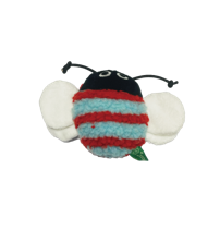 VPET Bee (Red & Blue) Dog Toy - XS