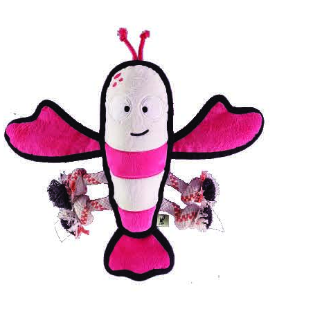 VPET Wave Warriors Lobster Dog Toy - L