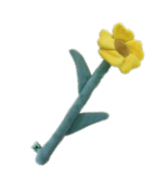 VPET Yellow Wild Rose Dog Toy - S