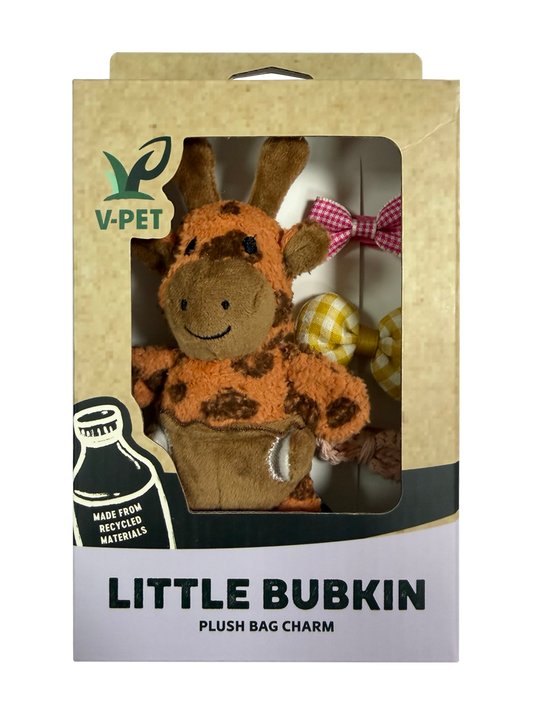 VPET Little Bubkins Giraffe Plush Bag Charm - XS