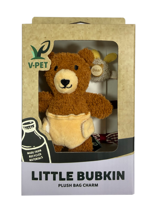 VPET Little Bubkins Teddy Bear Plush Bag Charm - XS